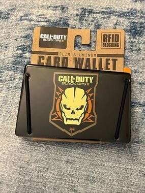 New Call of Duty: Black Ops III Slim Aluminum Card Wallet